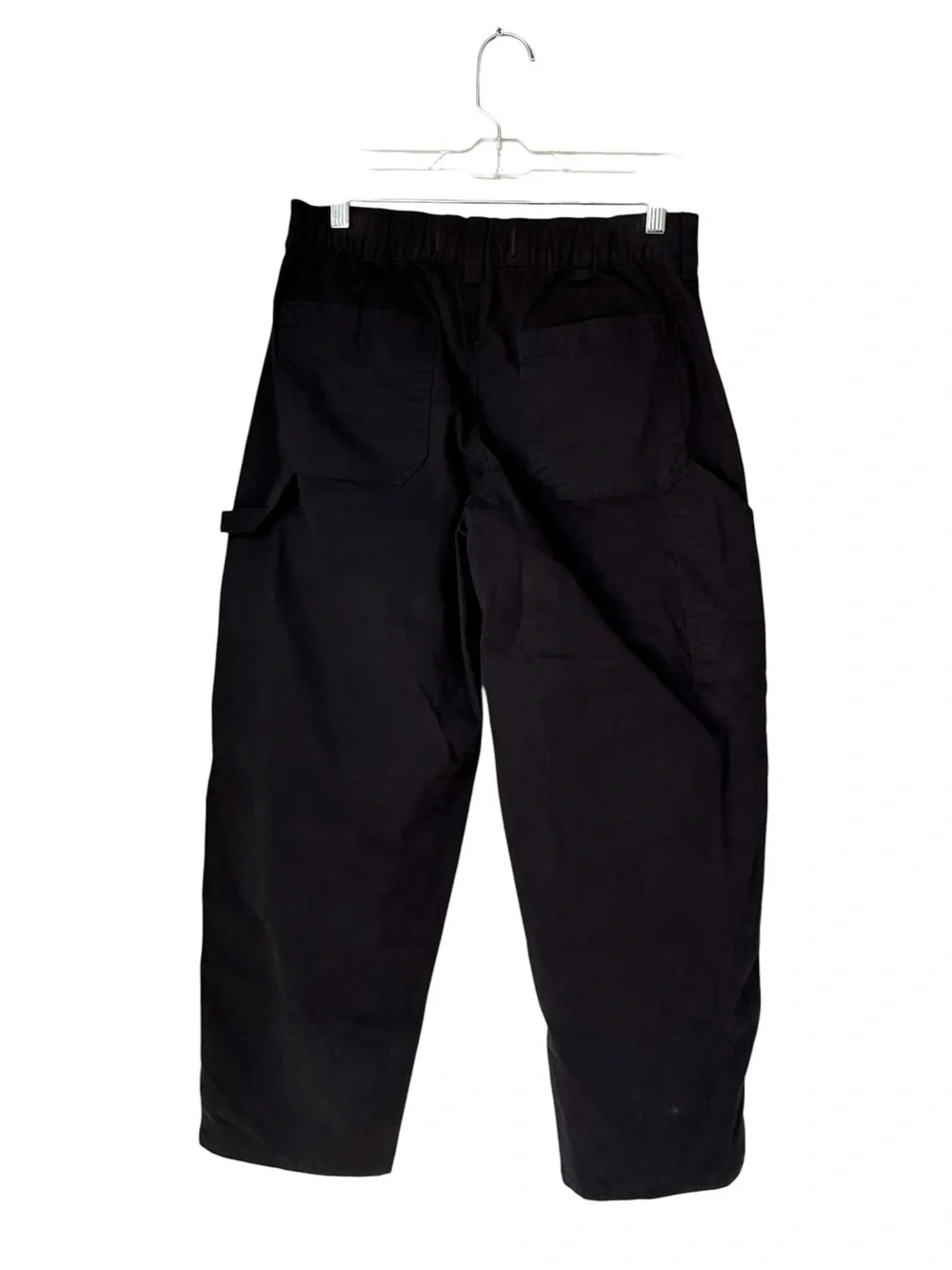 HOLLISTER Black Low Rise Taper Baggy Carpenter Pants W27 Regular